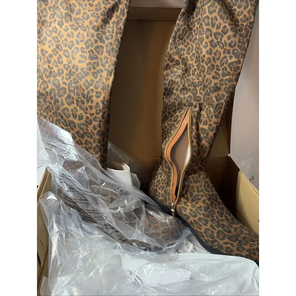 Justfab Reena Leopardino Size 9 NIB!!!
